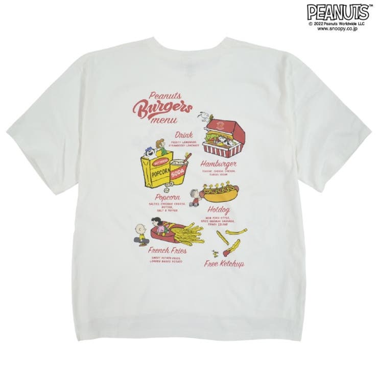 スヌーピー Tシャツ ピーナッツ | CharaBasket | 詳細画像9 