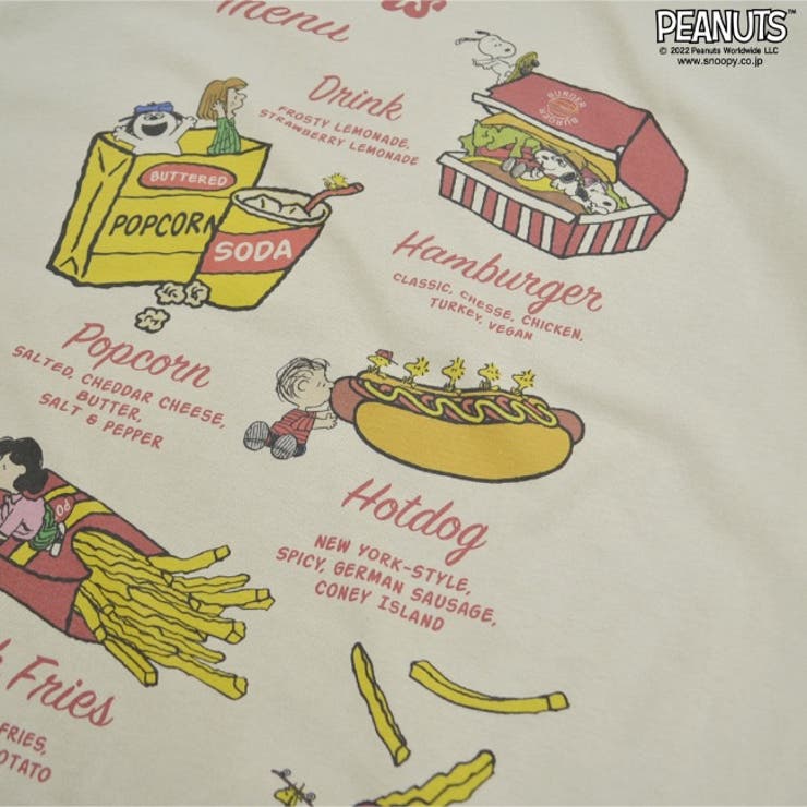 スヌーピー Tシャツ ピーナッツ | CharaBasket | 詳細画像12 