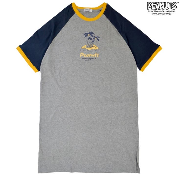 スヌーピー ラグラン スーパーBIGシャツ  ピーナッツ PEANUTS | CharaBasket | 詳細画像15 