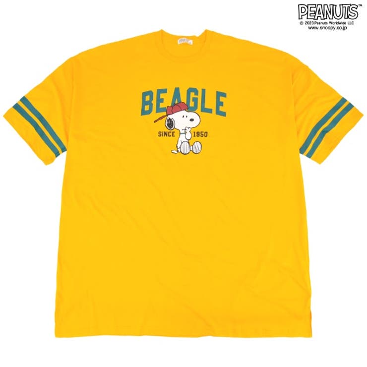 スヌーピー キングビッグ Tシャツ 半袖 七分袖 春夏 PEANUTS | CharaBasket | 詳細画像2 