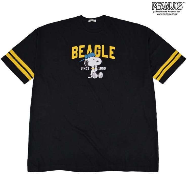 スヌーピー キングビッグ Tシャツ 半袖 七分袖 春夏 PEANUTS | CharaBasket | 詳細画像4 