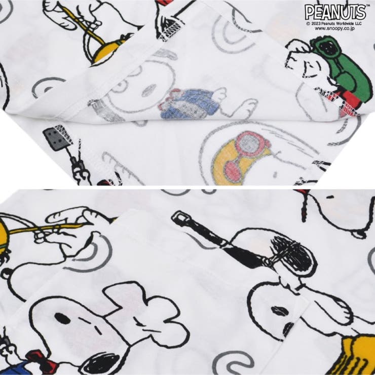 スヌーピー ビッグTシャツ アルファベット 半袖 春夏 PEANUTS | CharaBasket | 詳細画像14 