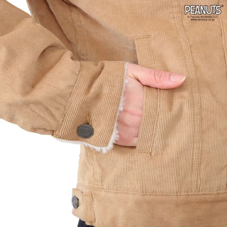 スヌーピー アウター ジャケット コーデュロイ ボア | CharaBasket | 詳細画像9 
