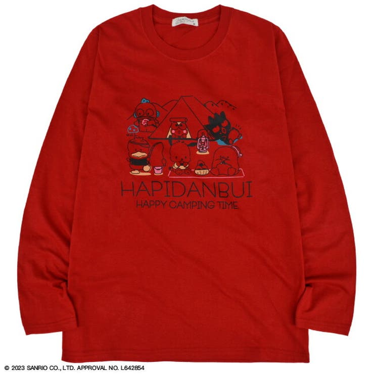 はぴだんぶい プリント 長袖 Tシャツ 春秋 | CharaBasket | 詳細画像4 