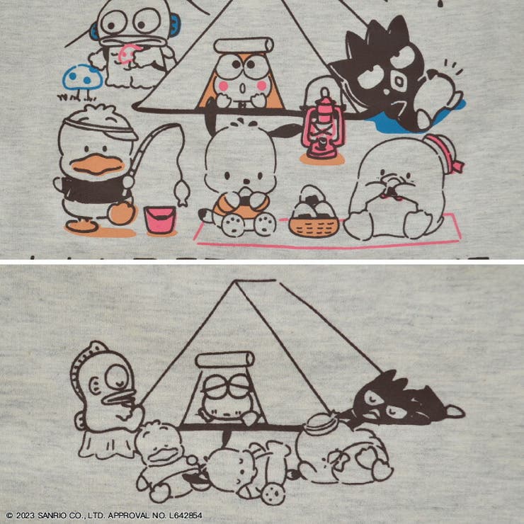 はぴだんぶい プリント 長袖 Tシャツ 春秋 | CharaBasket | 詳細画像6 