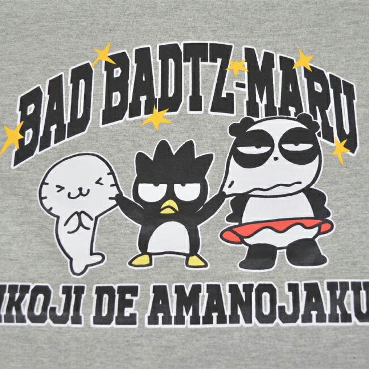 バッドばつ丸 ラグラン Tシャツ カジュアル サンリオキャラクターズ | CharaBasket | 詳細画像8 