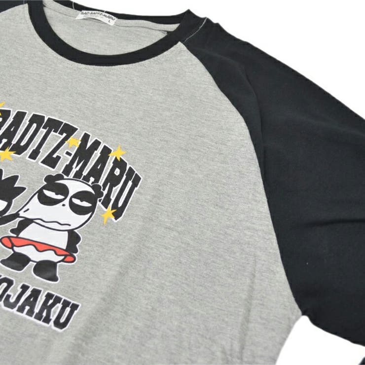 バッドばつ丸 ラグラン Tシャツ カジュアル サンリオキャラクターズ | CharaBasket | 詳細画像9 