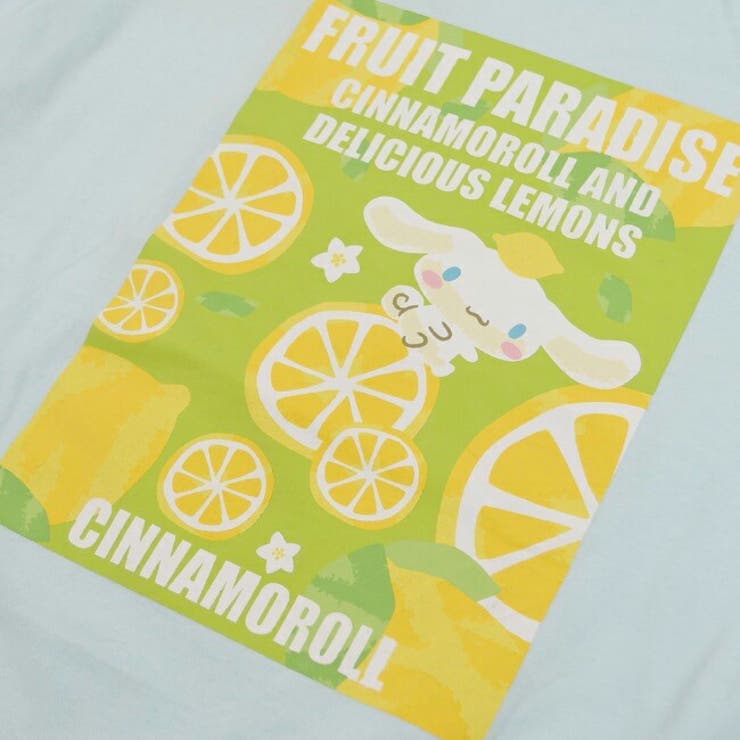 シナモロール  Tシャツ 半袖 Tシャツ フルーツ サンリオ キャラクターズ | CharaBasket | 詳細画像6 