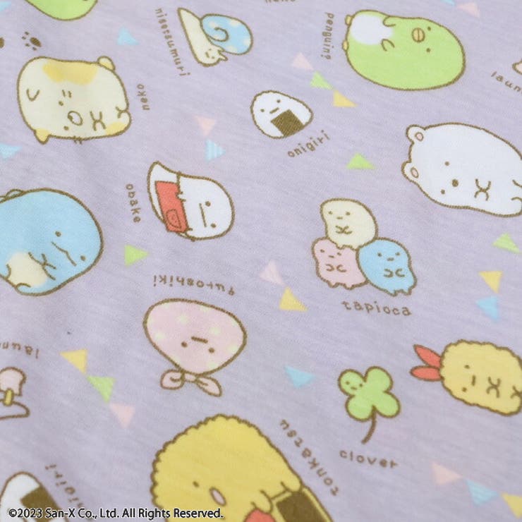すみっコぐらし プリント シャツ 半袖 Tシャツ サンエックス San-x | CharaBasket | 詳細画像3 