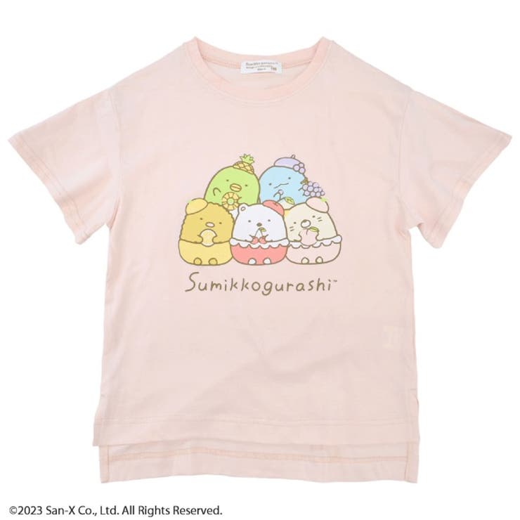 すみっコぐらし キッズTシャツ 半袖 フリル サンエックス 春夏 San-x | CharaBasket【KIDS】 | 詳細画像2 
