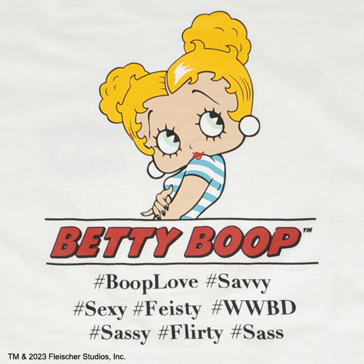 ベティ・ブープ ベティちゃん 半袖 Tシャツ プリント トップス  キャラクター[品番：YSDW0002670]｜CharaBasket（キャラバスケット）のレディースファッション通販｜SHOPLIST（ショップリスト）