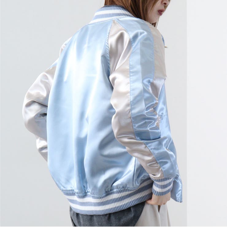 日本人気超絶の スカジャン 無地 メンズ[品番：YSDW0002942]｜CharaBasket【MEN ジャケット・アウター