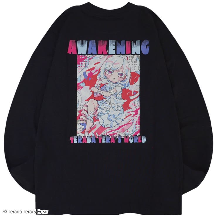 寺田てら Tシャツ  ロンT プリント トップス 長袖 | CharaBasket | 詳細画像3 