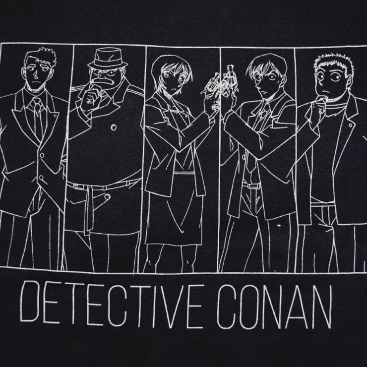 名探偵コナン コナン プリント Tシャツ 警察署員 半袖 映画 新作 | CharaBasket | 詳細画像3 
