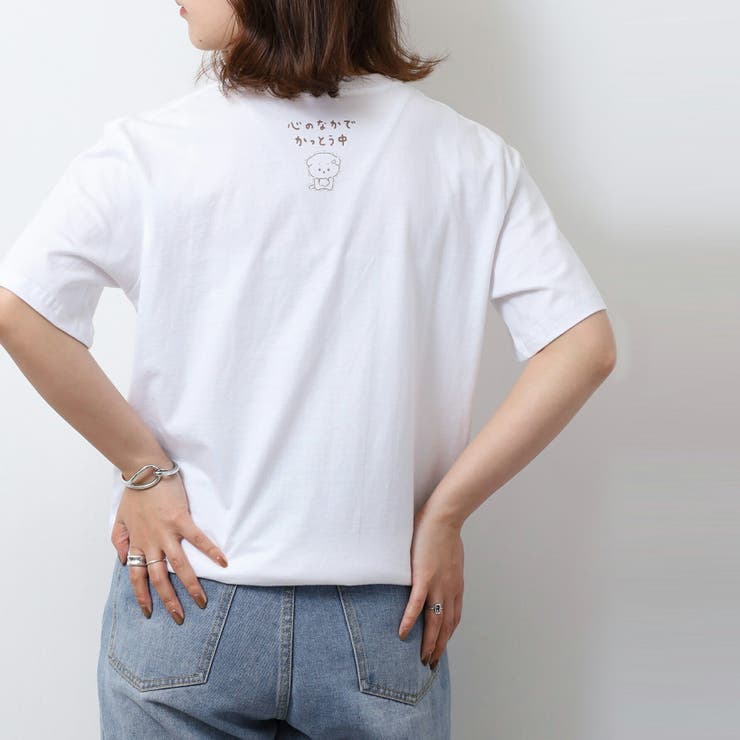 いしよわちゃん サンエックス Tシャツ 半袖 トップス プリント san-x | CharaBasket | 詳細画像2 
