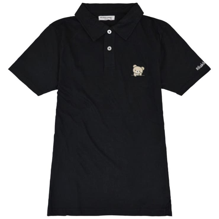 リラックマ ポロシャツ 半袖 春夏秋 刺繍 キャラクター san-x | CharaBasket | 詳細画像3 