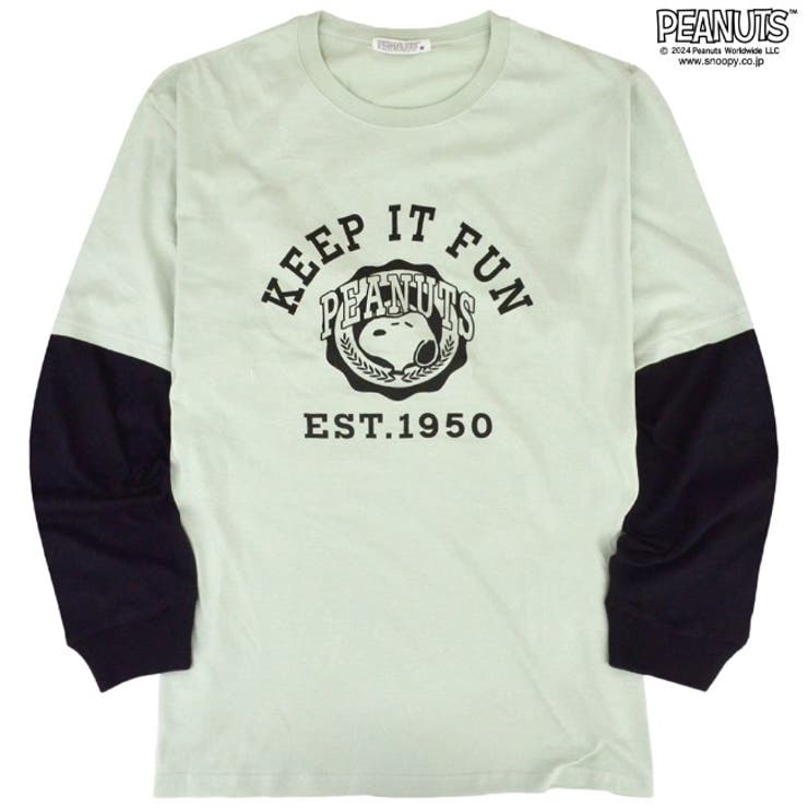 スヌーピー 切替 長袖 | CharaBasket | 詳細画像3 