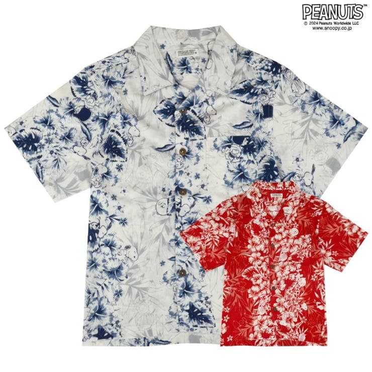スヌーピー アロハシャツ ハイビスカス | CharaBasket | 詳細画像6 