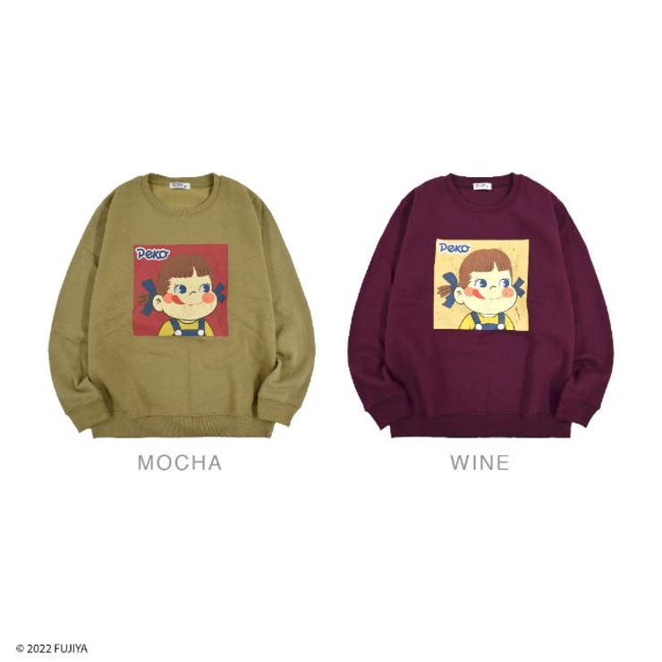 ペコちゃん トレーナー 裏起毛 不二家 メンズ プリント | CharaBasket | 詳細画像6 