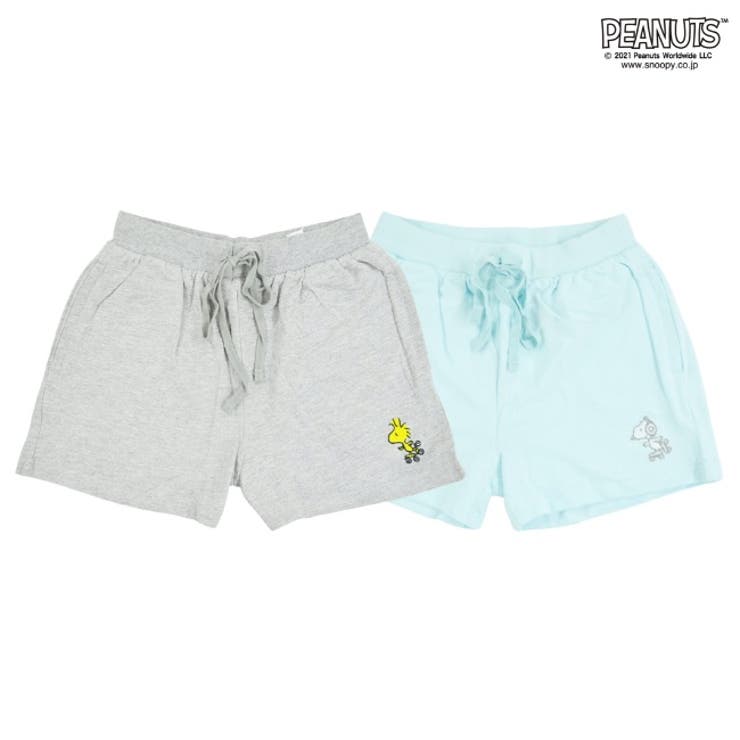 スヌーピー スウェット トレーナー 生地 ショート パンツ レディース | CharaBasket | 詳細画像1 