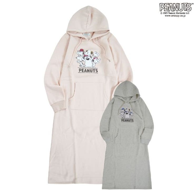 スヌーピーワンピース フリース Peanuts Snoopy 長袖 レディース 品番 Ysdw Charabasket キャラバスケット のレディースファッション通販 毎日送料無料 Shoplist ショップリスト
