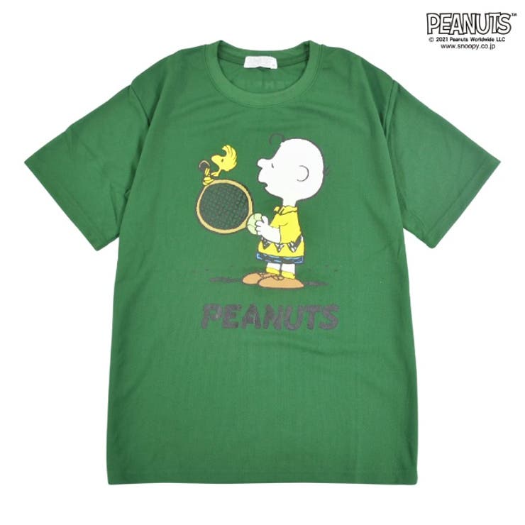 スヌーピー Tシャツ ドライ 吸汗速乾 プリント 夏 ピーナッツ 半袖  テニス[品番：YSDW0001478]｜CharaBasket（キャラバスケット）のレディースファッション通販｜SHOPLIST（ショップリスト）
