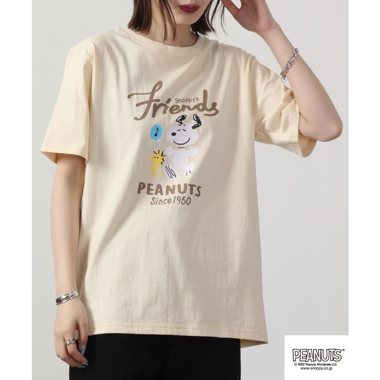 スヌーピー 半袖 Tシャツ PEANUTS | CharaBasket | 詳細画像3 