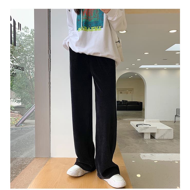 コーデュロイセミワイドパンツ | Alvia | 詳細画像11 