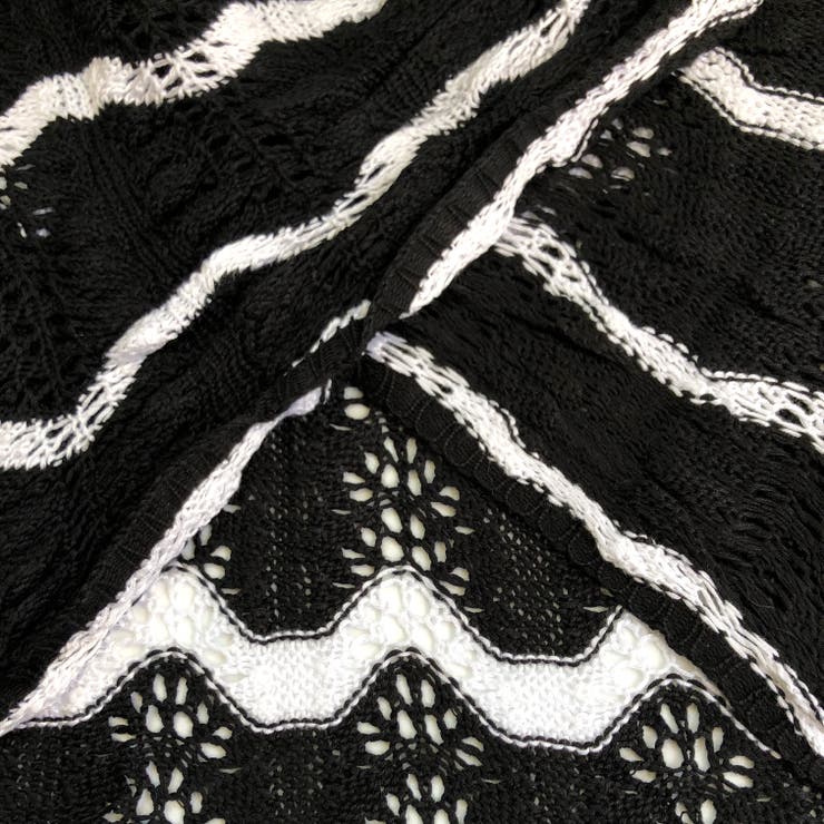 2WAYウェーブ柄透かしツイストトップス 春 夏 | Alvia | 詳細画像21 