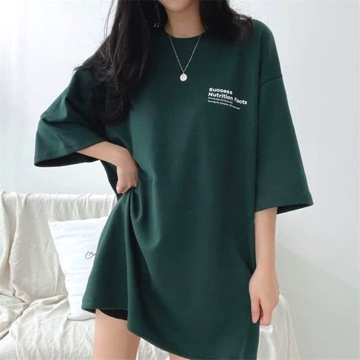 バックプリントルーズTシャツ 春 夏 | Alvia | 詳細画像11 