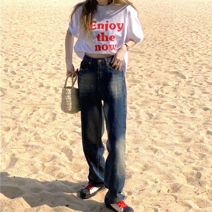 EnjoyプリントルーズTシャツ 春 夏 | Alvia | 詳細画像13 