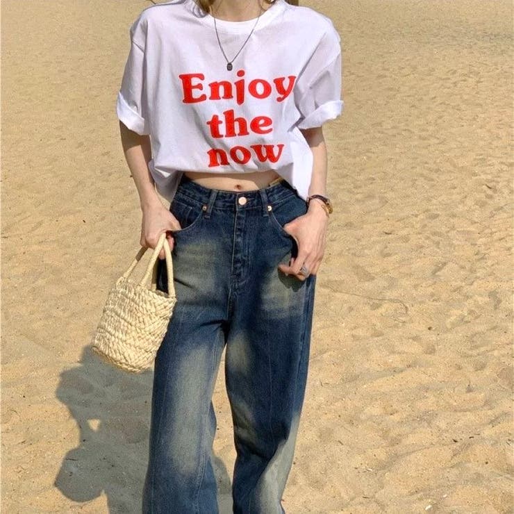EnjoyプリントルーズTシャツ 春 夏 | Alvia | 詳細画像14 