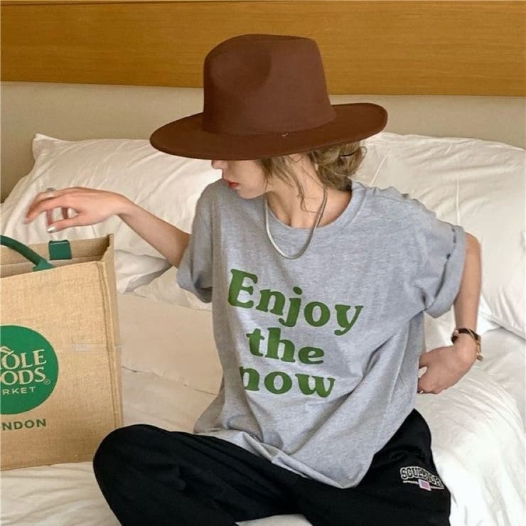 EnjoyプリントルーズTシャツ 春 夏 | Alvia | 詳細画像27 
