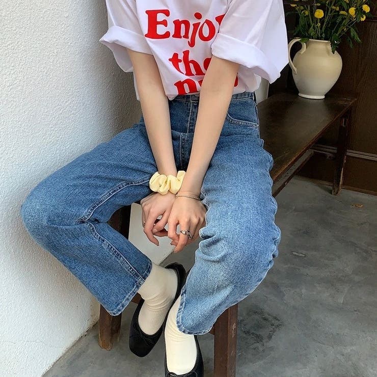EnjoyプリントルーズTシャツ 春 夏 | Alvia | 詳細画像3 