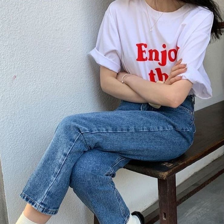 EnjoyプリントルーズTシャツ 春 夏 | Alvia | 詳細画像7 