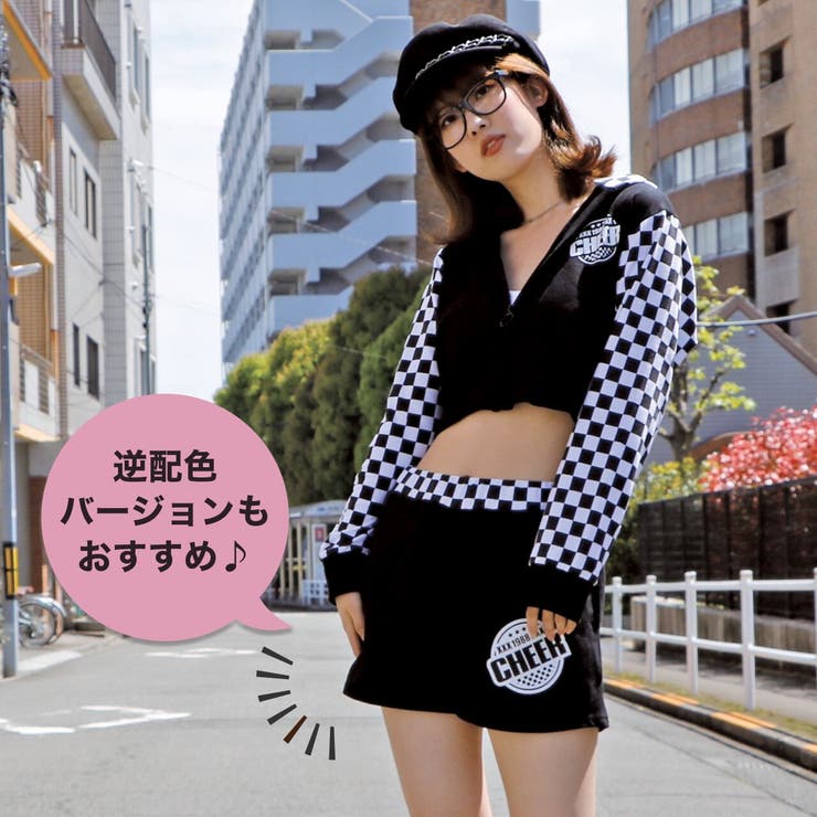 【週末限定値引き中即買い可完売品】クッキージャガードプル＆ショートパンツSET OUTLET】50%OFF SALE パーカー&ショートパンツ セットアップ