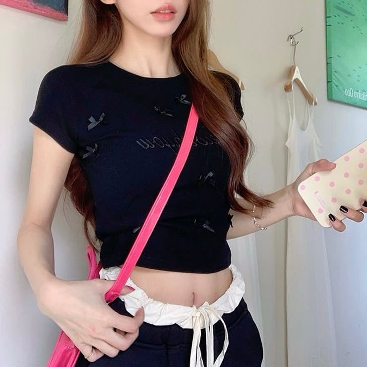 リボンショートTシャッ | Alvia | 詳細画像10 