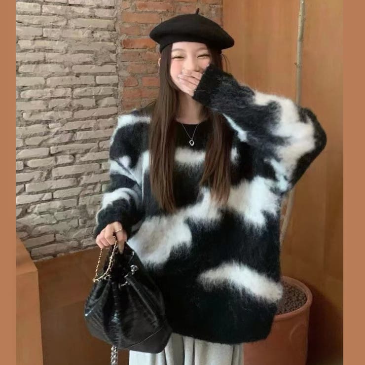 シャギーニットプルオーバー | Alvia | 詳細画像15 