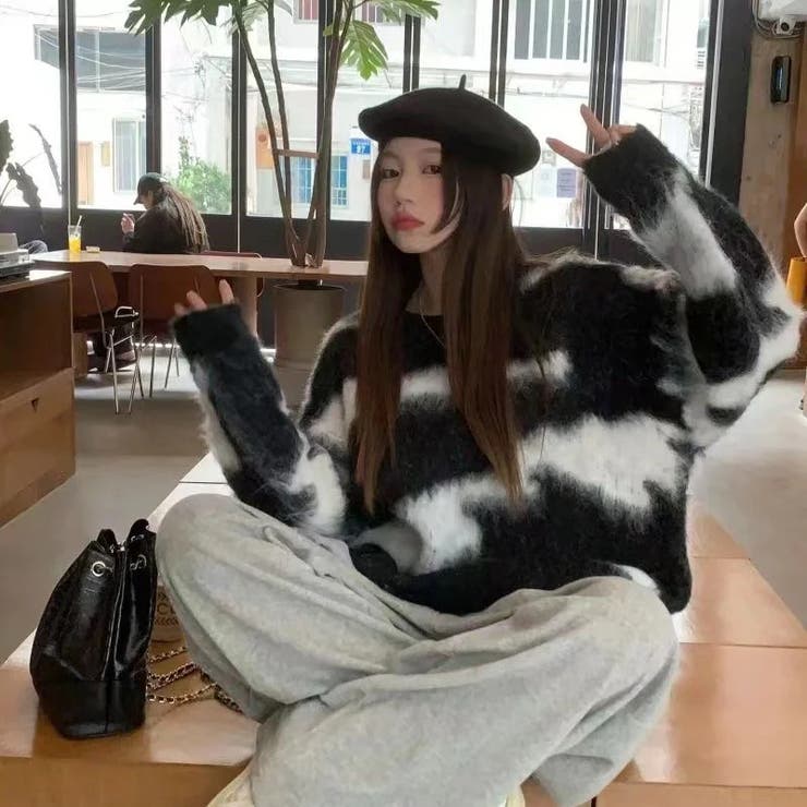 シャギーニットプルオーバー | Alvia | 詳細画像16 