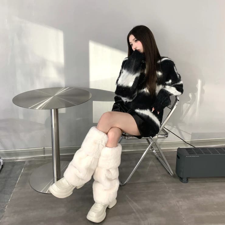 シャギーニットプルオーバー | Alvia | 詳細画像18 