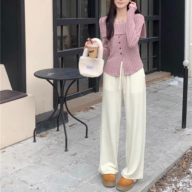 2WAYリブニットトップス | Alvia | 詳細画像6 