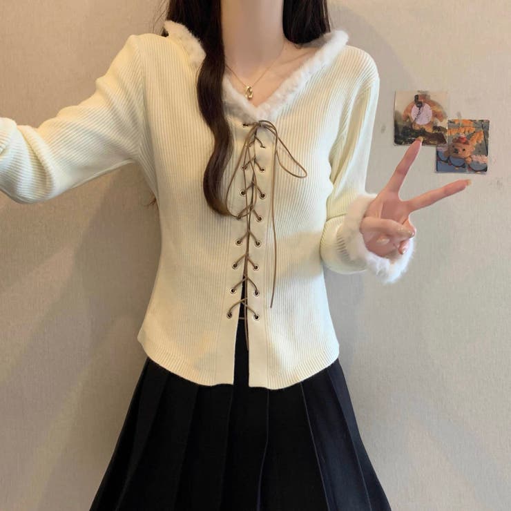 レースアップトップス | Alvia | 詳細画像10 