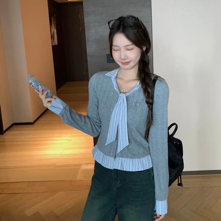 レイヤード風トップス | Alvia | 詳細画像4 