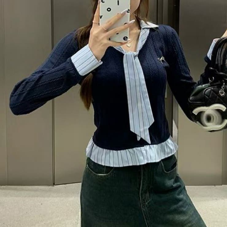 レイヤード風トップス | Alvia | 詳細画像7 