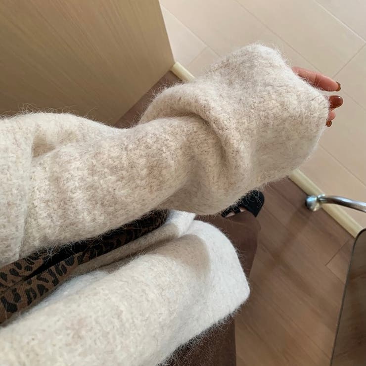 ボリューム袖ニットカーディガン | Alvia | 詳細画像5 