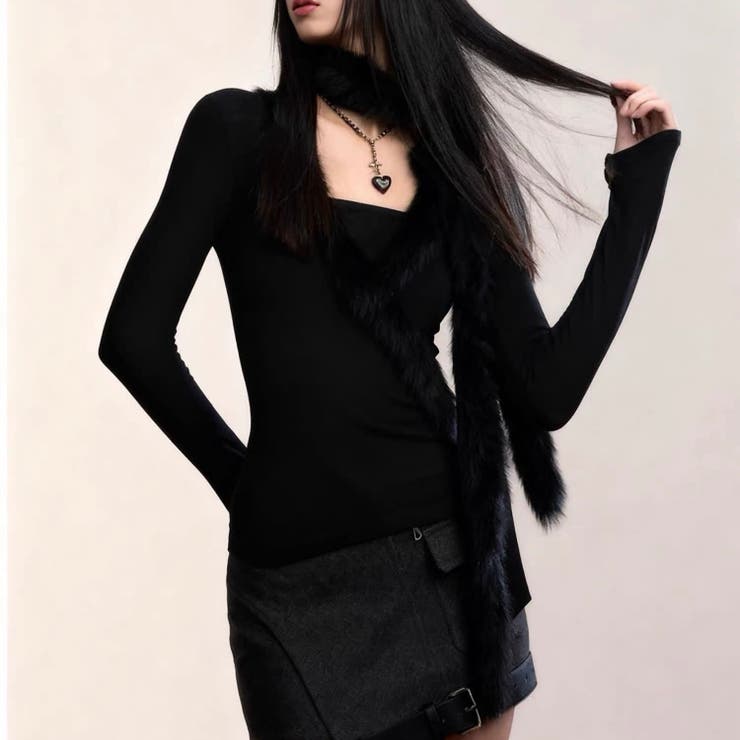 ファー付きトップス | Alvia | 詳細画像3 