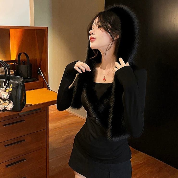 ファー付きトップス | Alvia | 詳細画像8 