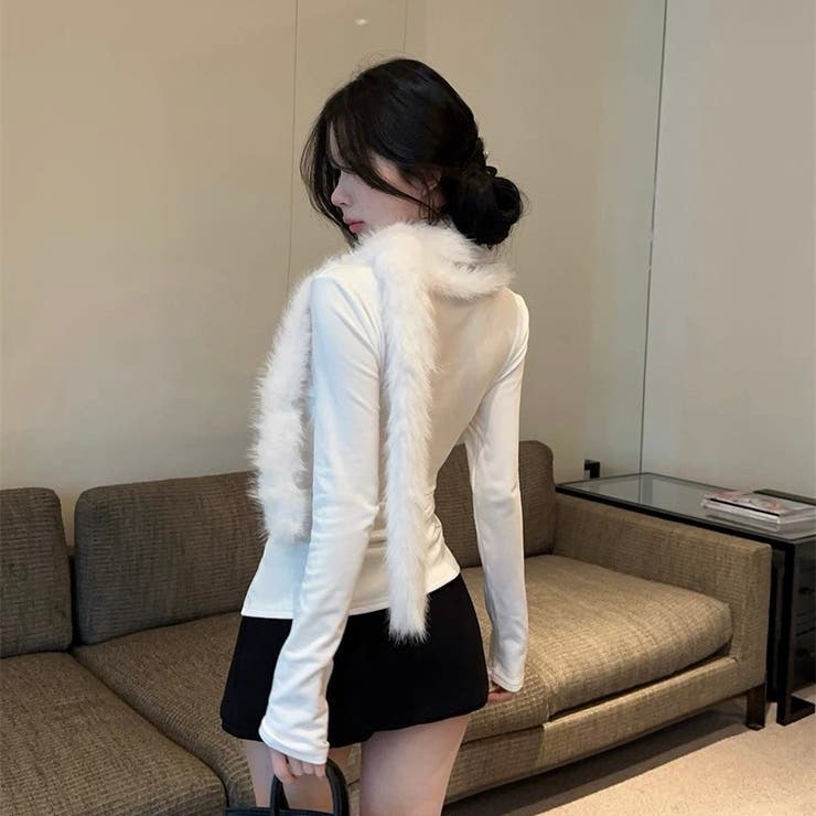 ファー付きトップス | Alvia | 詳細画像9 