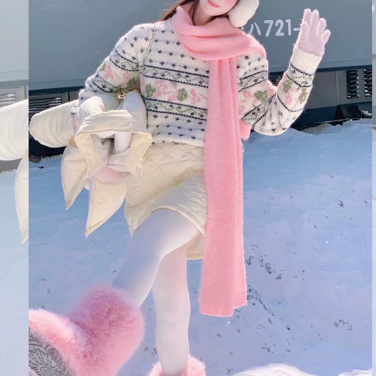 ノルディック柄 ニット | Alvia | 詳細画像18 