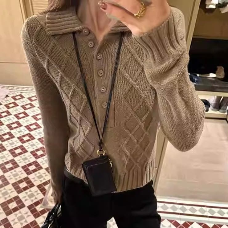 ニットプルオーバー オフィス 春 | Alvia | 詳細画像9 